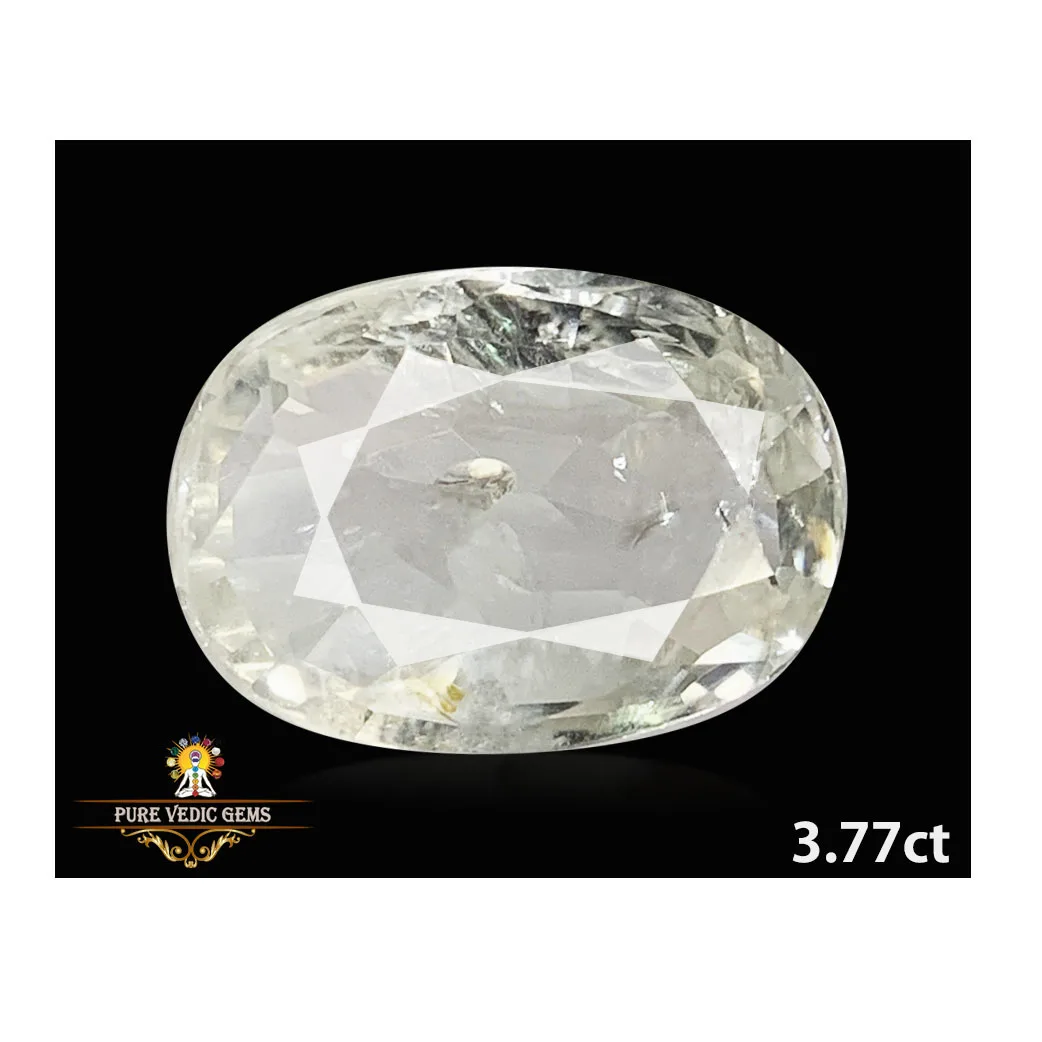 White Sapphire 3.77ct. (Premium) — image 1