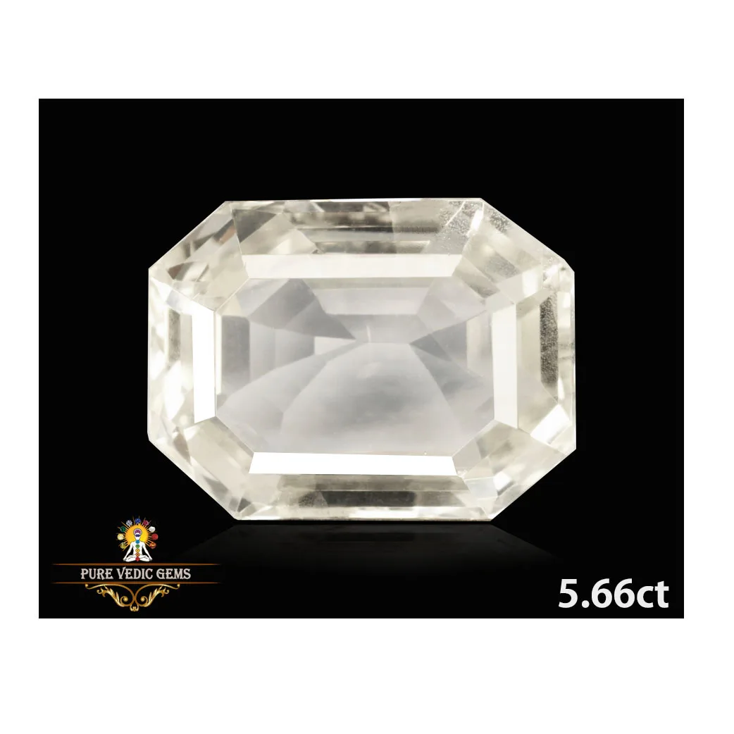 White Sapphire 5.66ct. (Super Luxury) — image 1