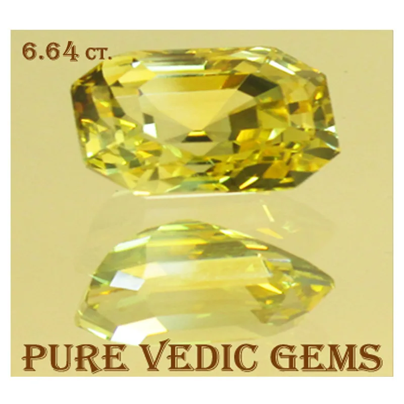 Yellow Sapphire 6.64ct On-Demand — image 1
