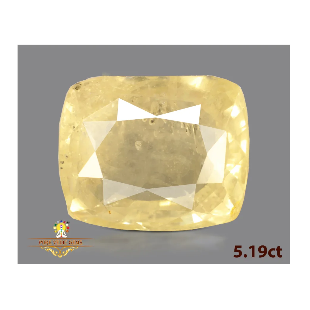 Yellow Sapphire 5.19ct. (Super Premium) — image 1