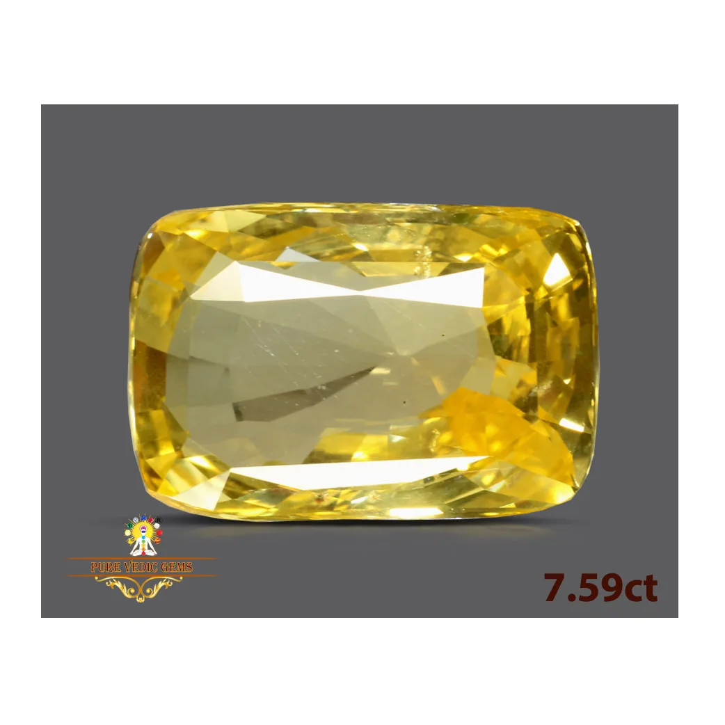 Yellow Sapphire 7.59ct.On-Demand — image 1