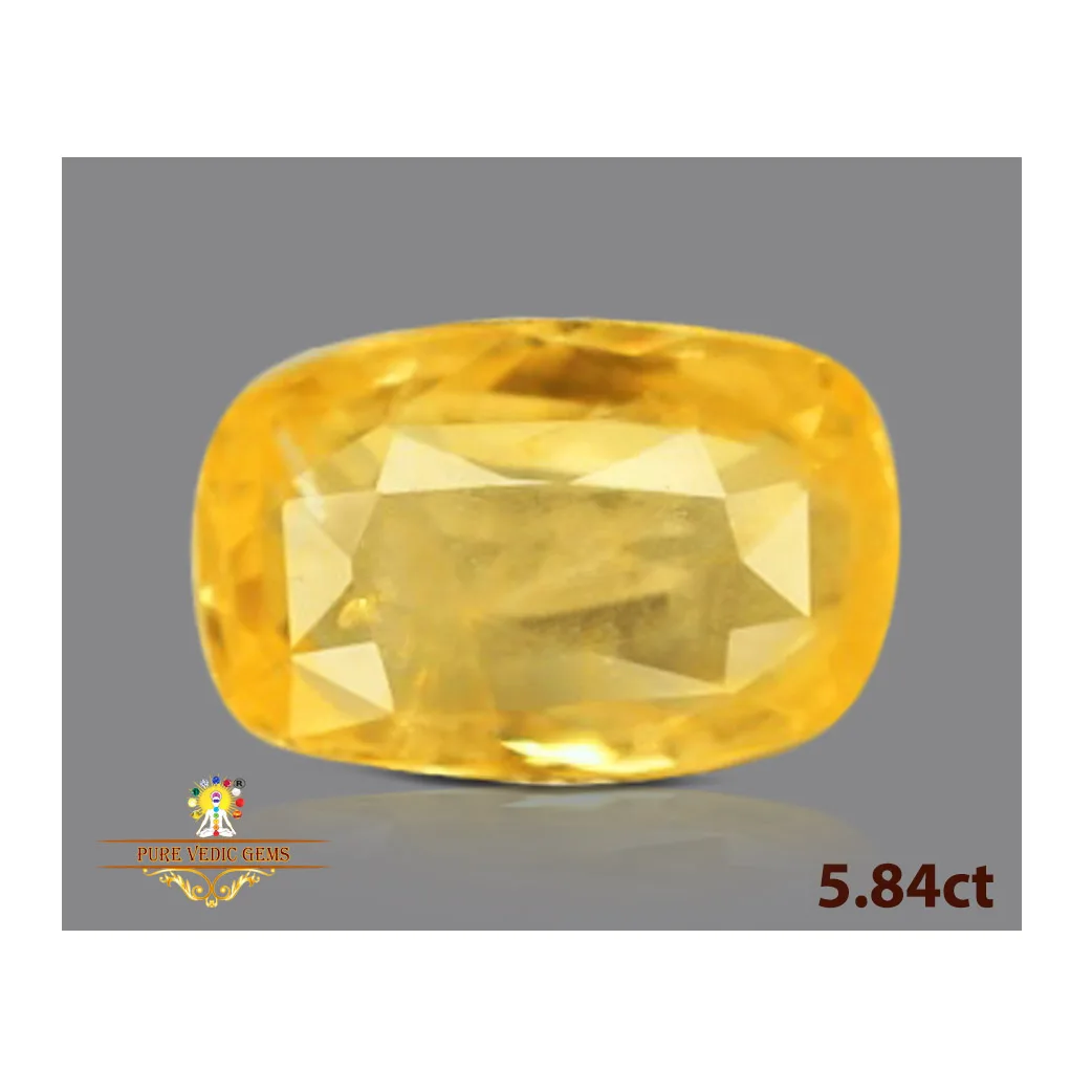 Yellow Sapphire 5.84ct. (Super Luxury) — image 1