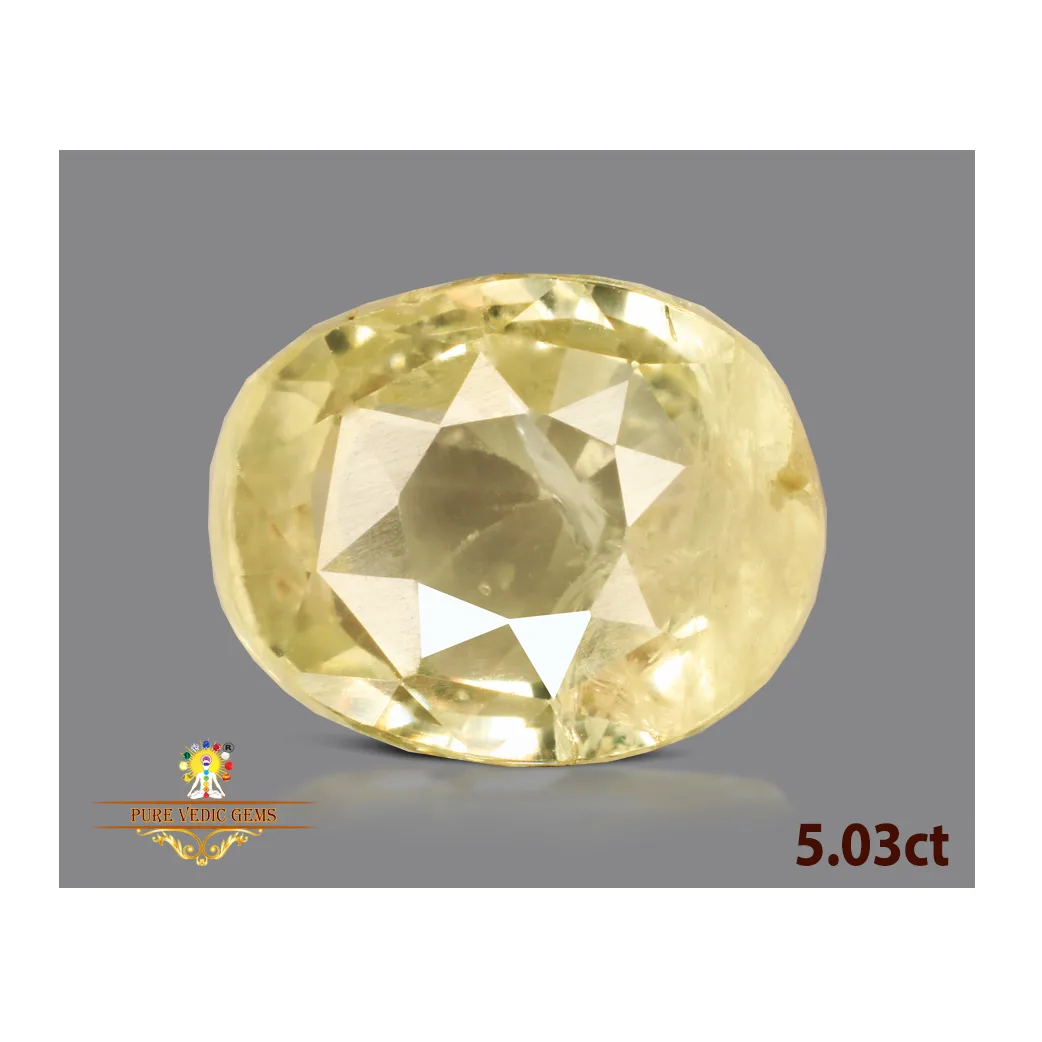 Yellow Sapphire 5.03ct. (Super Premium) — image 1