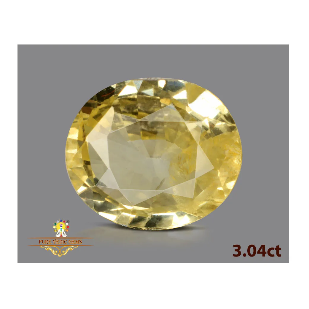 Yellow Sapphire 3.04ct. (Luxury) — image 1