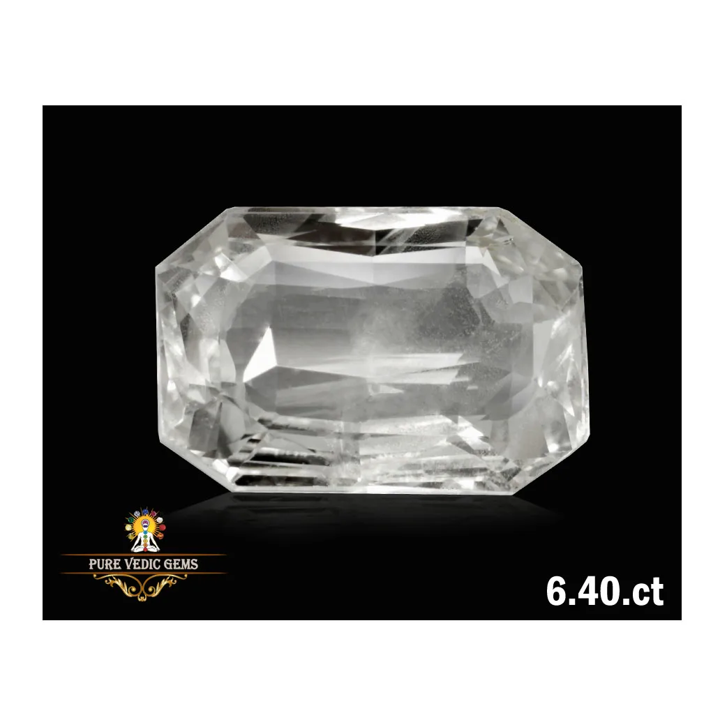 White Sapphire 6.40ct.On-Demand — image 1
