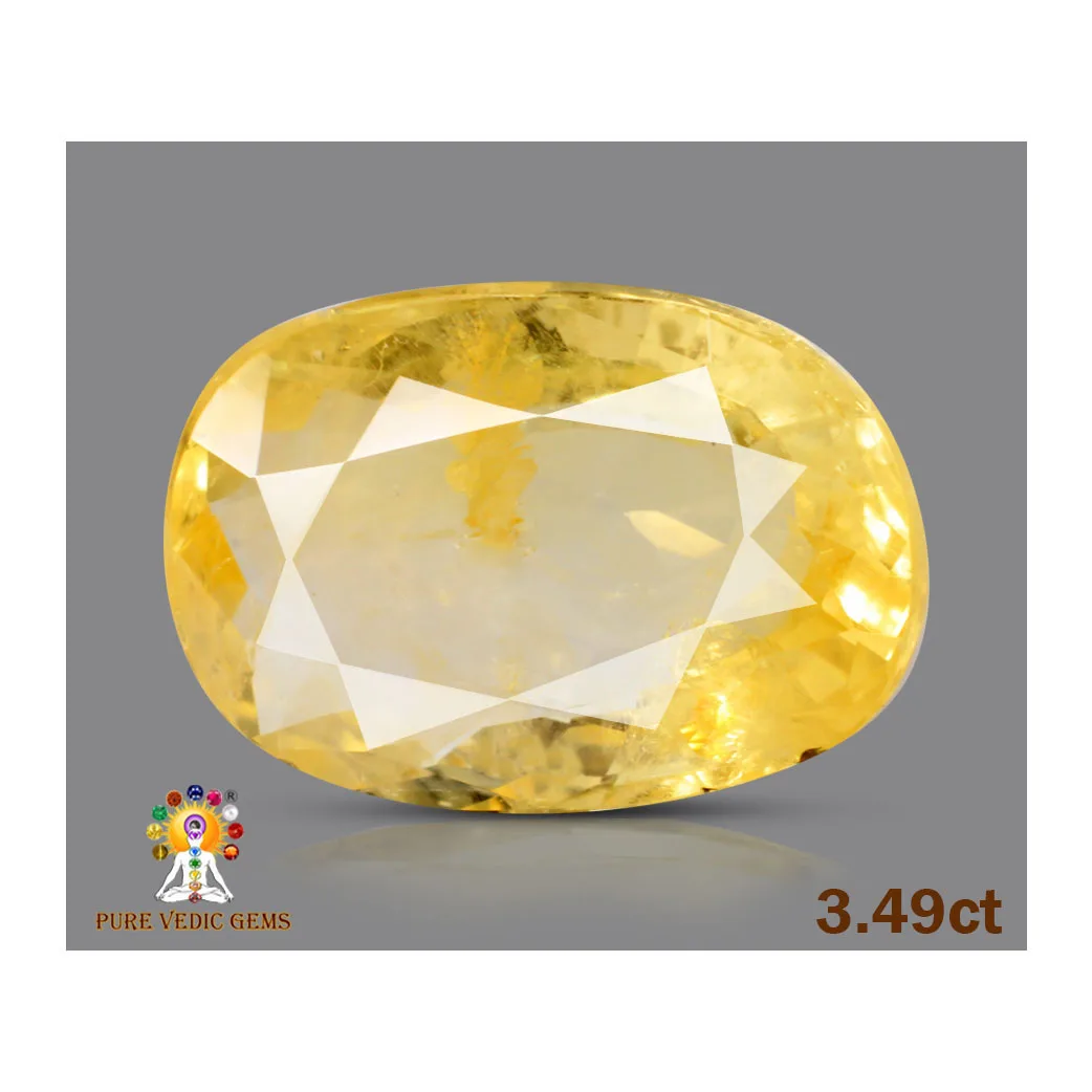 Yellow Sapphire 3.49ct. (Luxury) — image 1