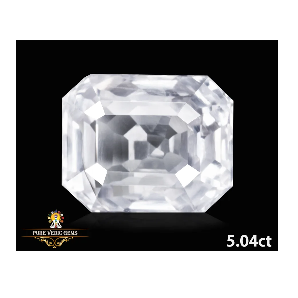 White Sapphire 5.04ct.On-Demand — image 1