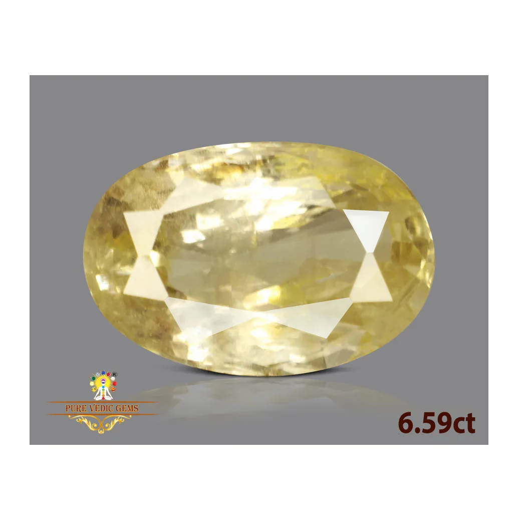 Yellow Sapphire 6.59ct. (Luxury) — image 1