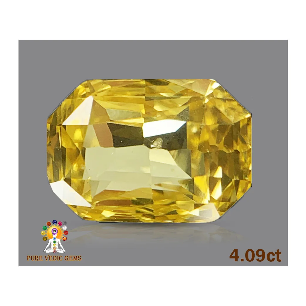 Yellow Sapphire 4.09ct-On Demand — image 1