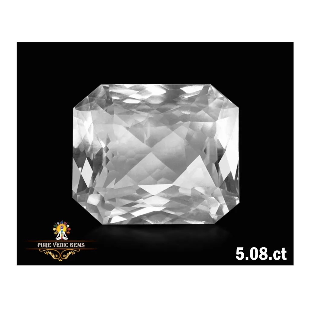 White Sapphire 5.08ct.On-Demand — image 1
