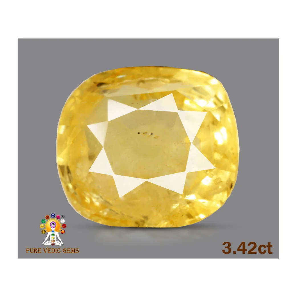 Yellow Sapphire 3.42ct. (Luxury) — image 1