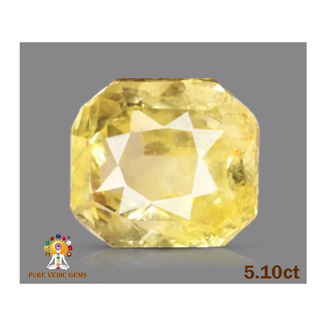 Yellow Sapphire 5.10ct. (Super Luxury) — image 1