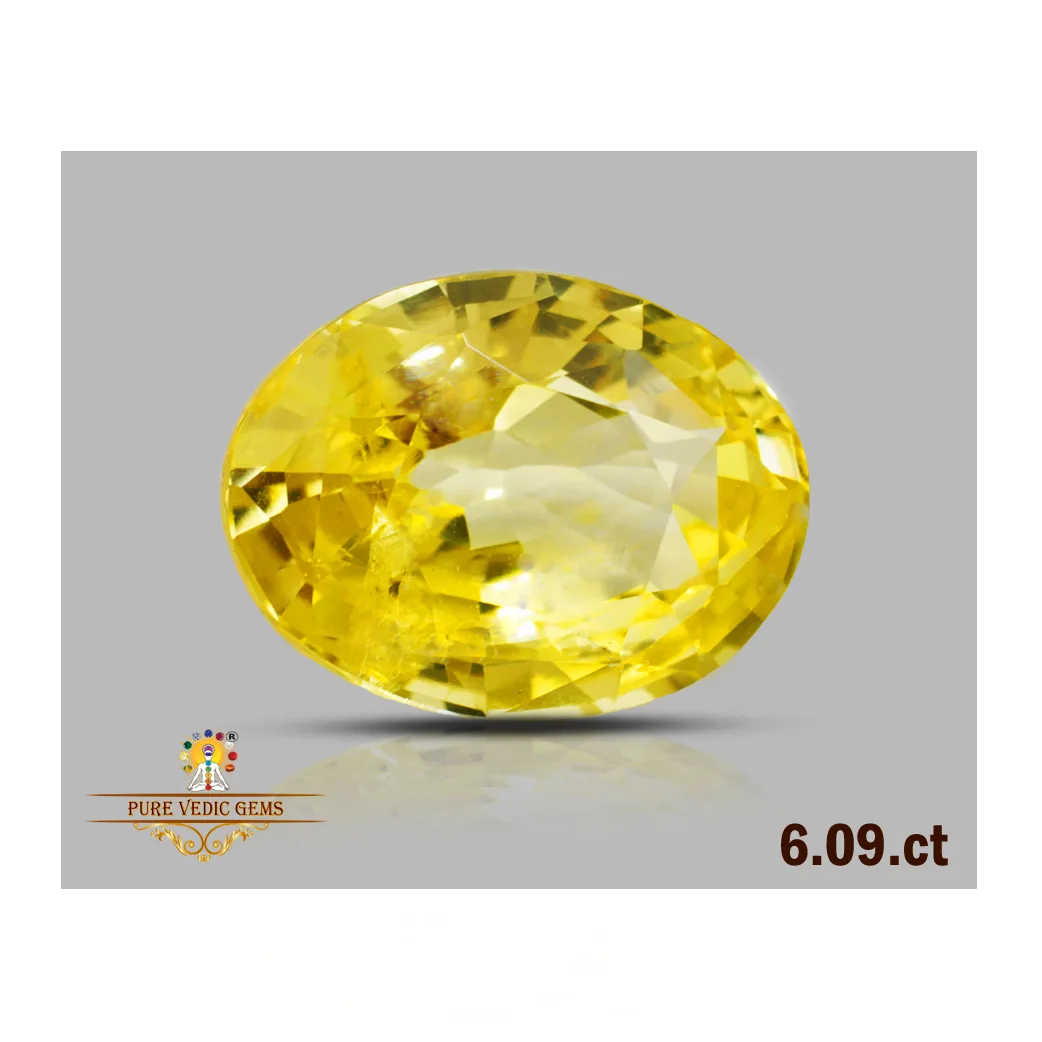 Yellow Sapphire 6.09ct.On-Demand — image 1