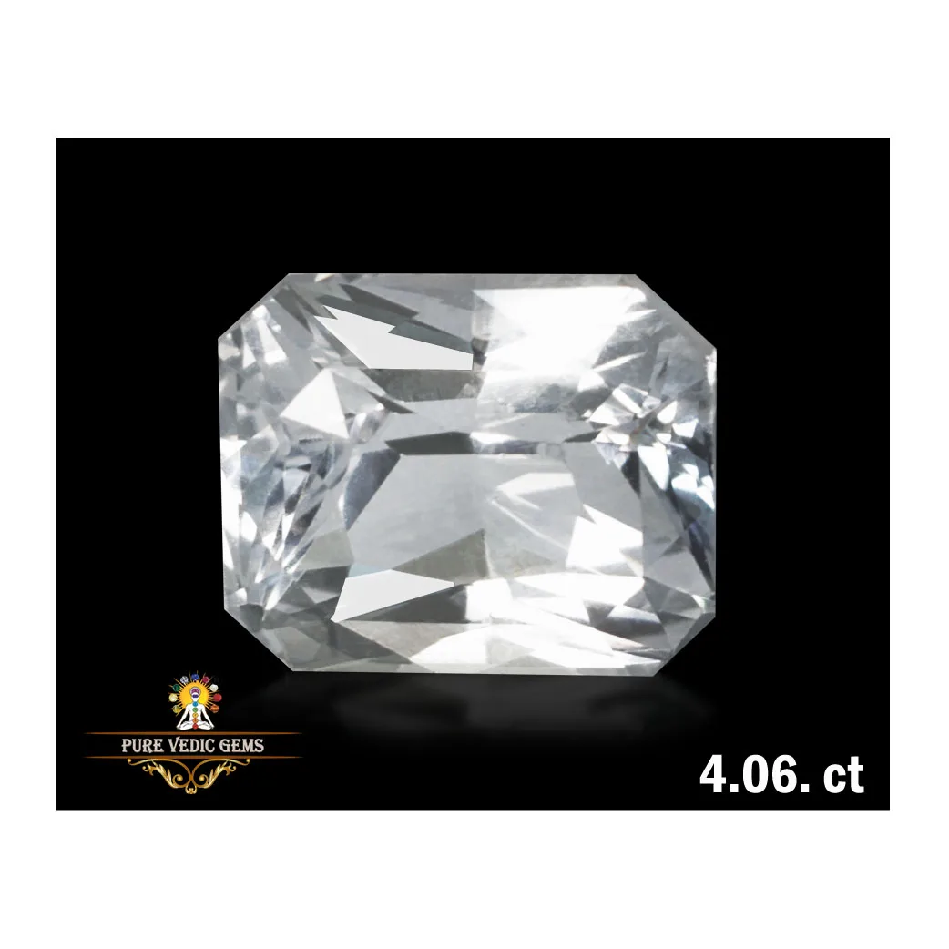 White Sapphire 4.06ct.On-Demand — image 1