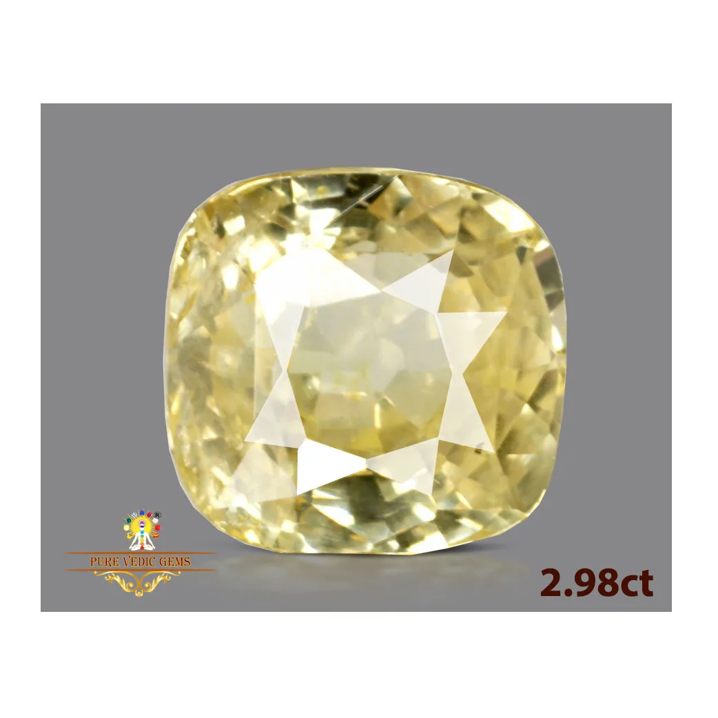 Yellow Sapphire 2.98ct. (Luxury) — image 1