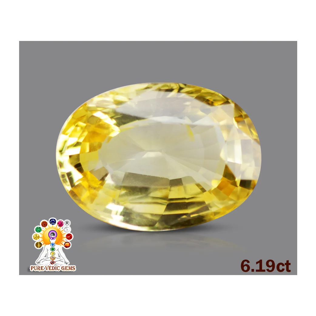Yellow Sapphire 6.19ct.On-Demand — image 1
