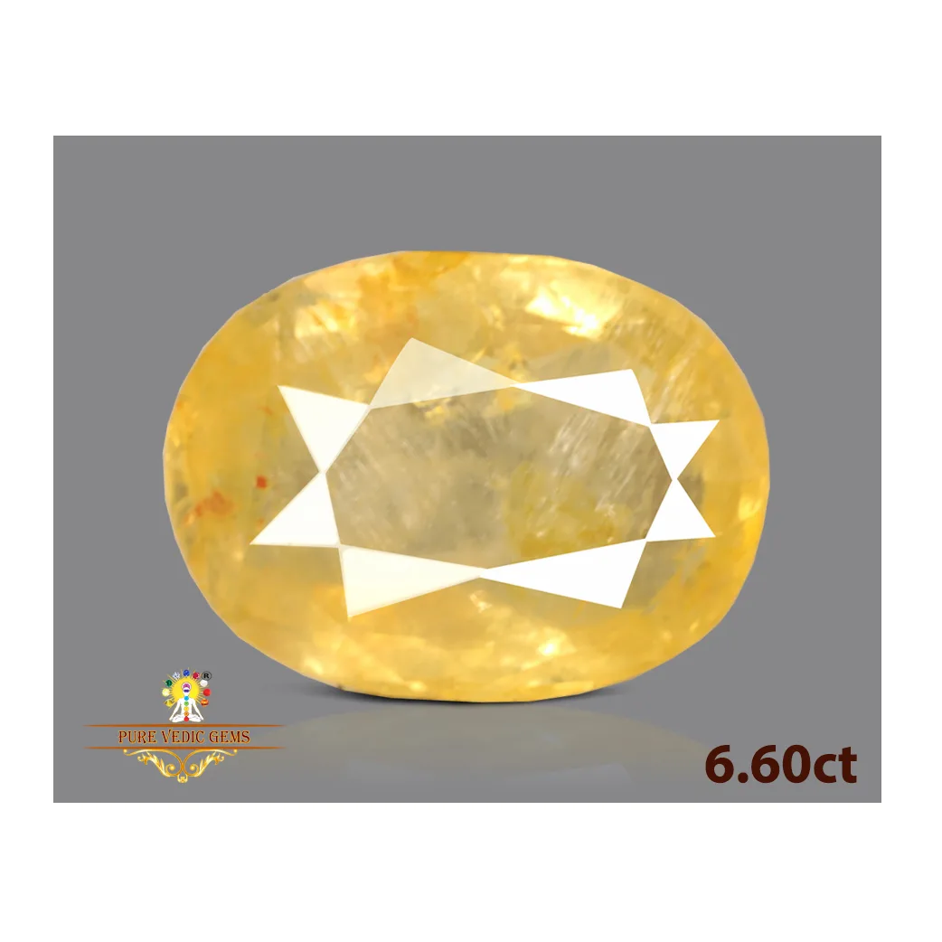 Yellow Sapphire 6.60ct. (Super Premium) — image 1