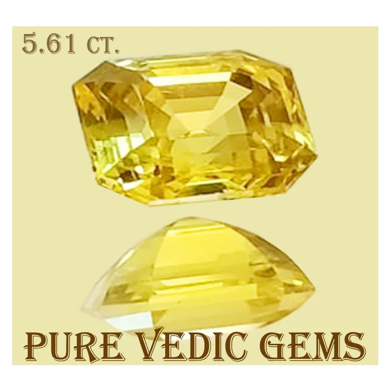 Yellow Sapphire 5.61 Ct. On Demand — image 1