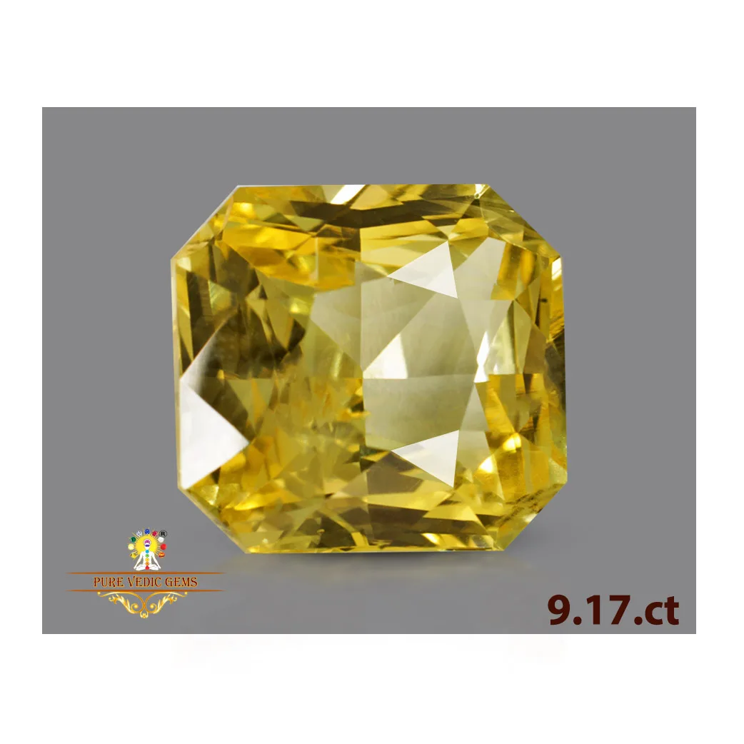 Yellow Sapphire 9.17ct On-Demand — image 1