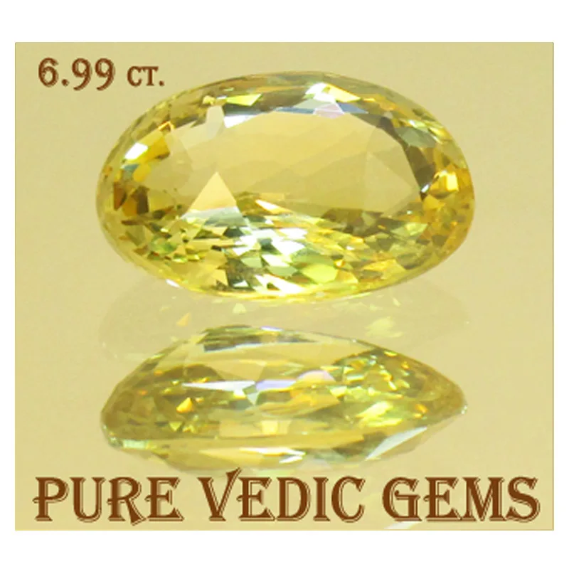 Yellow Sapphire 6.99ct On-Demand — image 1