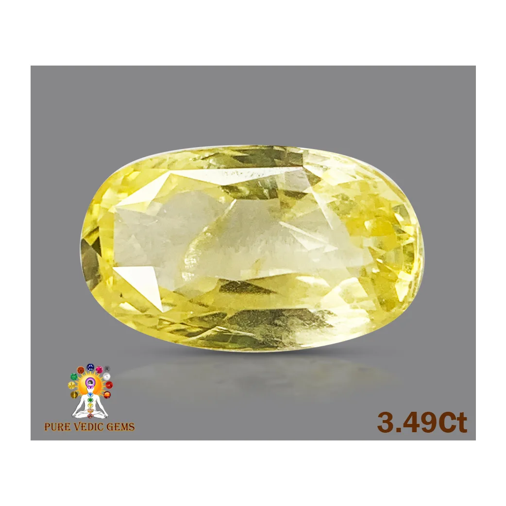 Yellow Sapphire 3.49ct. (Luxury) — image 1
