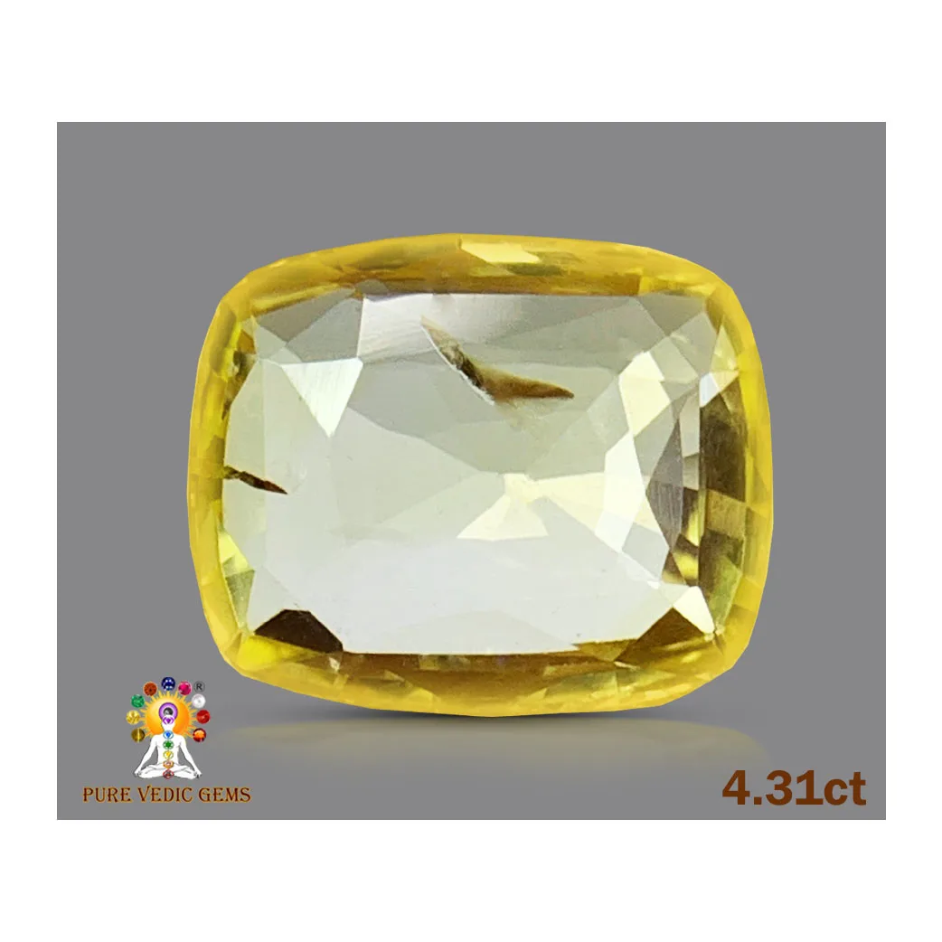 Yellow Sapphire 4.31ct. (Super Luxury) — image 1