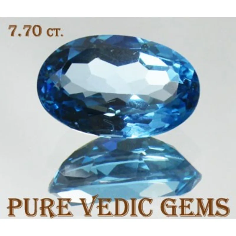 Blue Topaz 7.70ct.@400 prect. — image 1