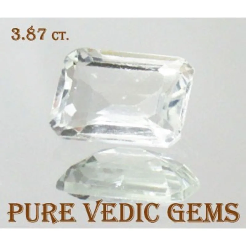 White Topaz 3.87ct. — image 1