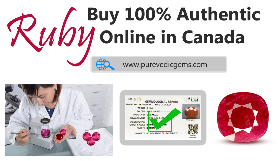 Buy 100% Authentic Ruby Online in Canada