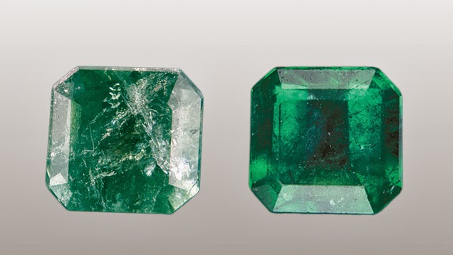 Emerald Gems after Treatments