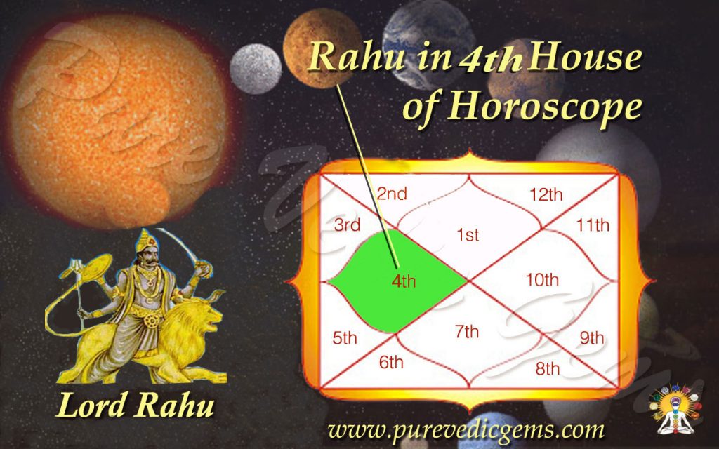 Rahu in the 4th/ House / Benefits of Rahu in 4th/ House of Horoscope