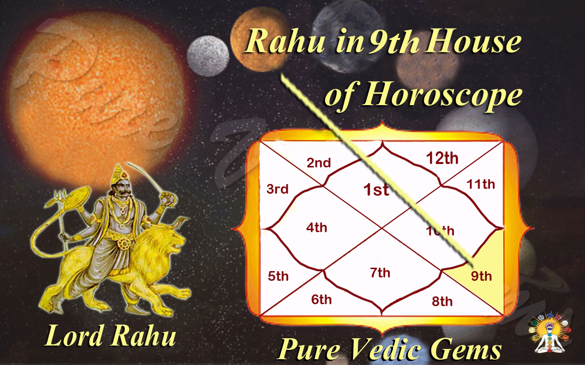 lord of 9thh house in different houses