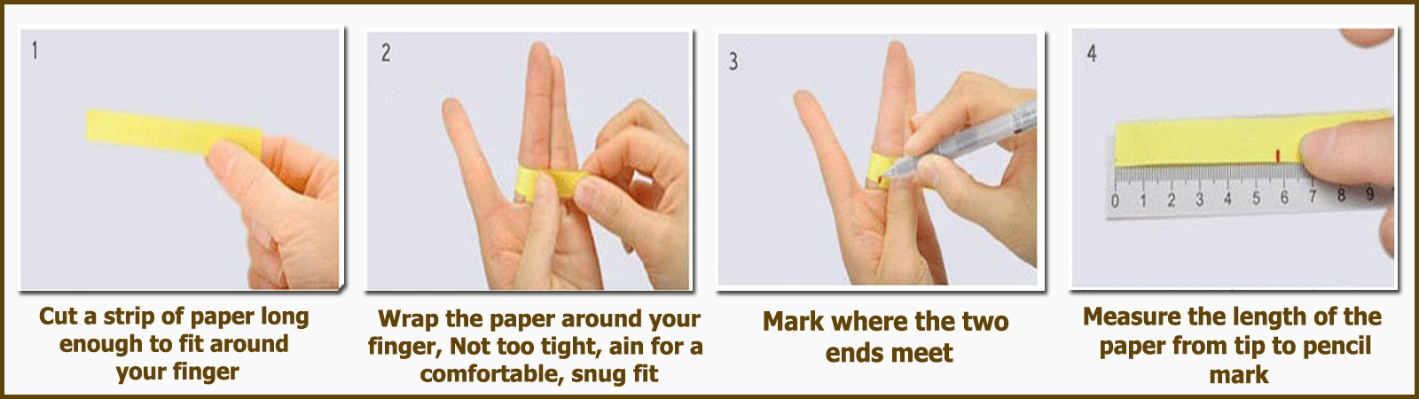 how to measurment ring size copy
