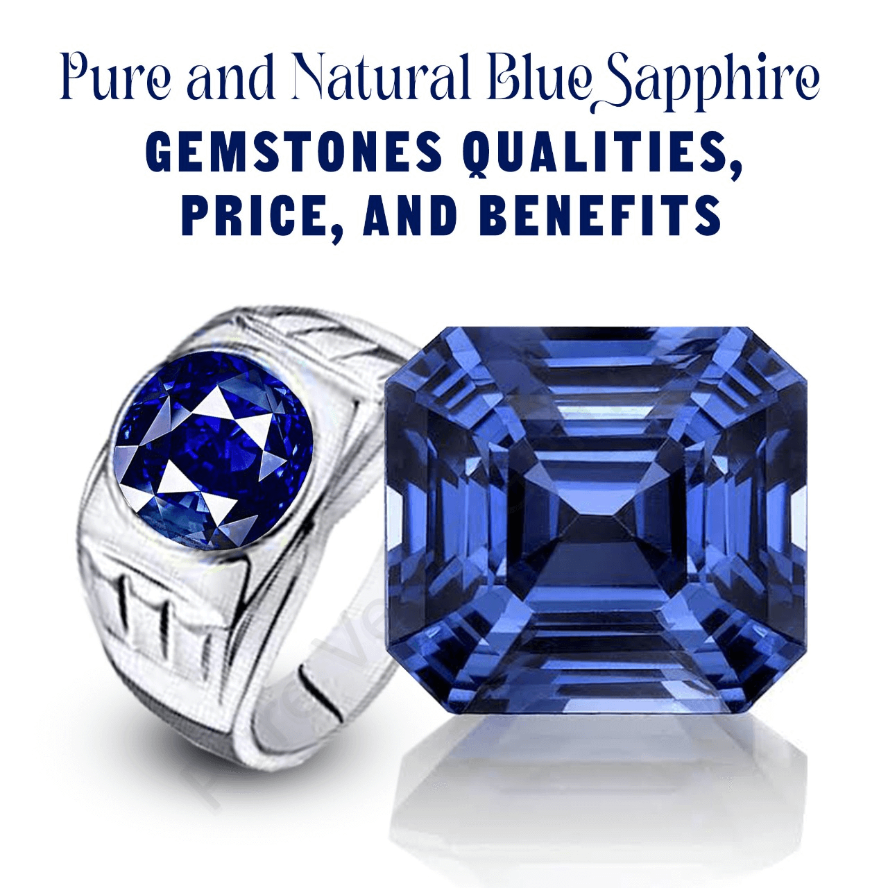 Pure Blue Sapphire | tyello.com