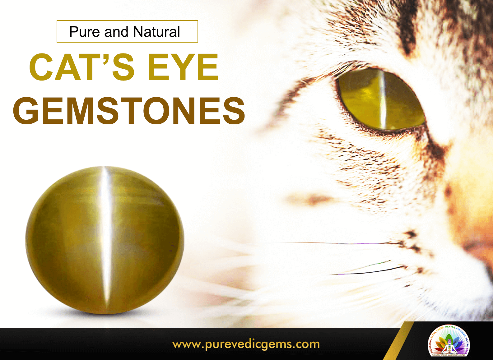 Pure And Natural Catseye lahsunia Gemstone