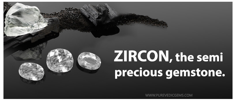 Zircon, the semi precious gemstone.