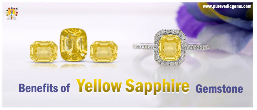 Buy Chopra Gems & Jewellery Gold Plated Brass Yellow Sapphire Astrological Gemstone  Ring (Men and Women) - Adjustable size Online at Best Prices in India -  JioMart.