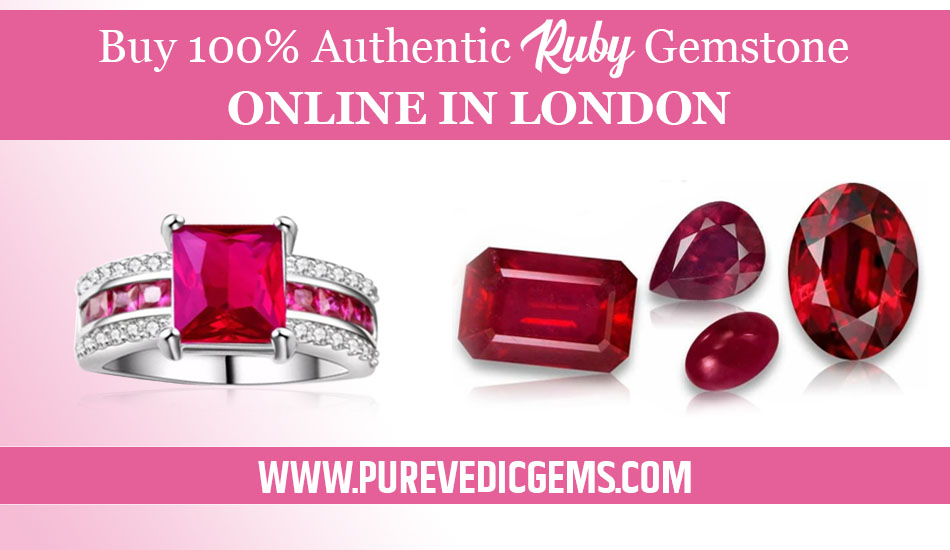 Buy 100% Authentic Ruby Gemstone Online in London