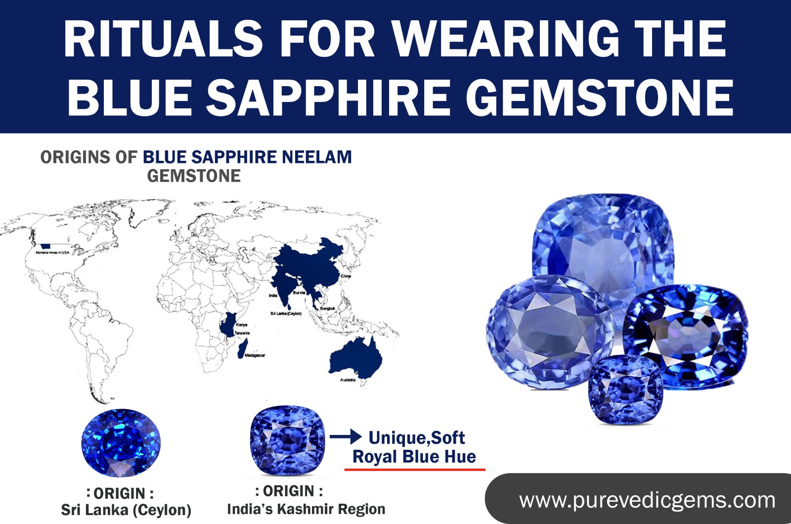 Rituals for Wearing the Blue Sapphire Gemstone
