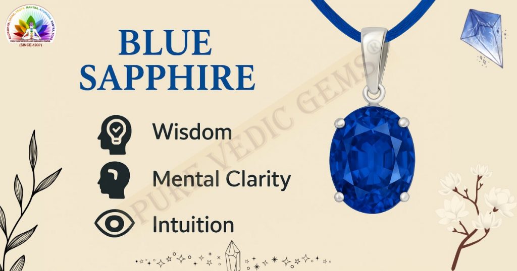 blue sapphire gemstone