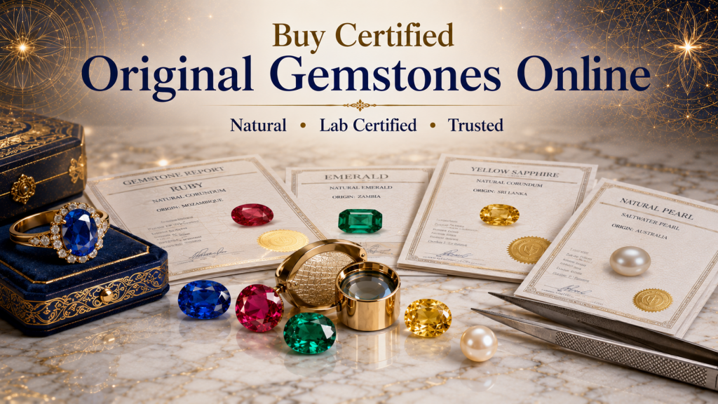 Buy certified original gemstones online