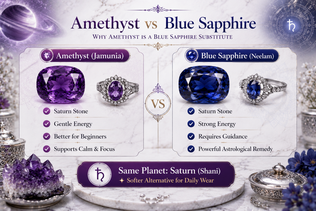 amethyst vs blue sapphire