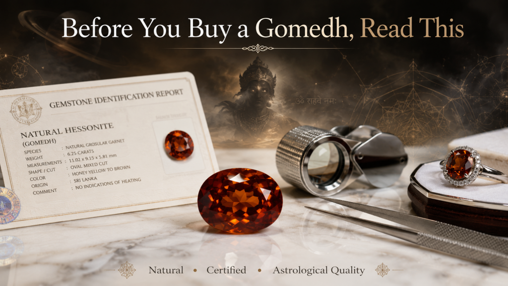 before you buy a gomedh