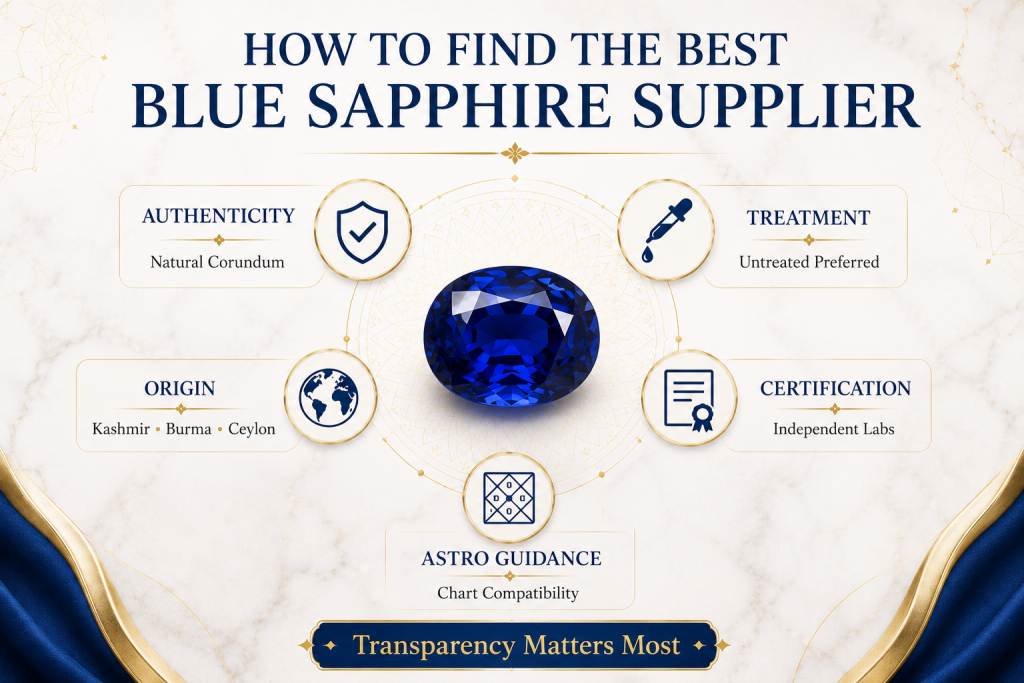 how to find best blue sapphire supplier