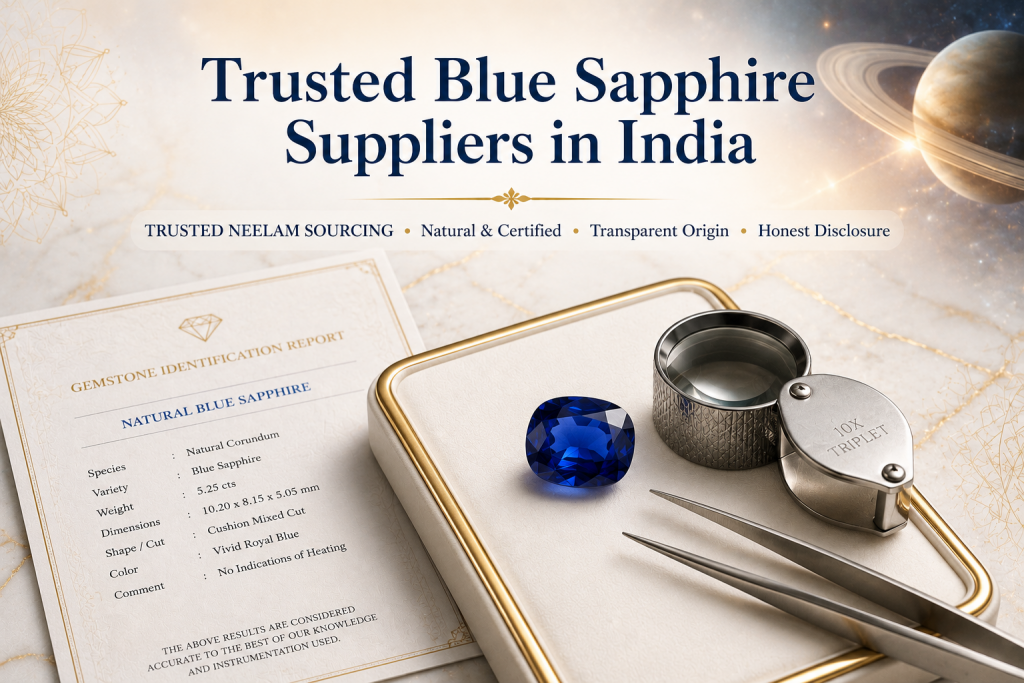 trusted blue sapphire suppliers in india
