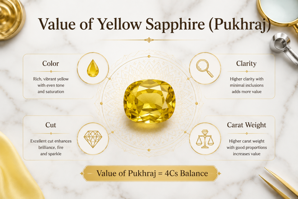 value of yellow sapphire