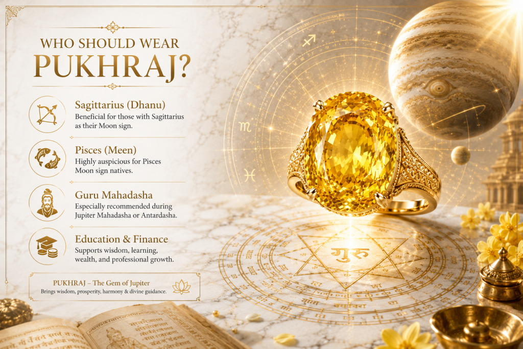 who should wear pukhraj