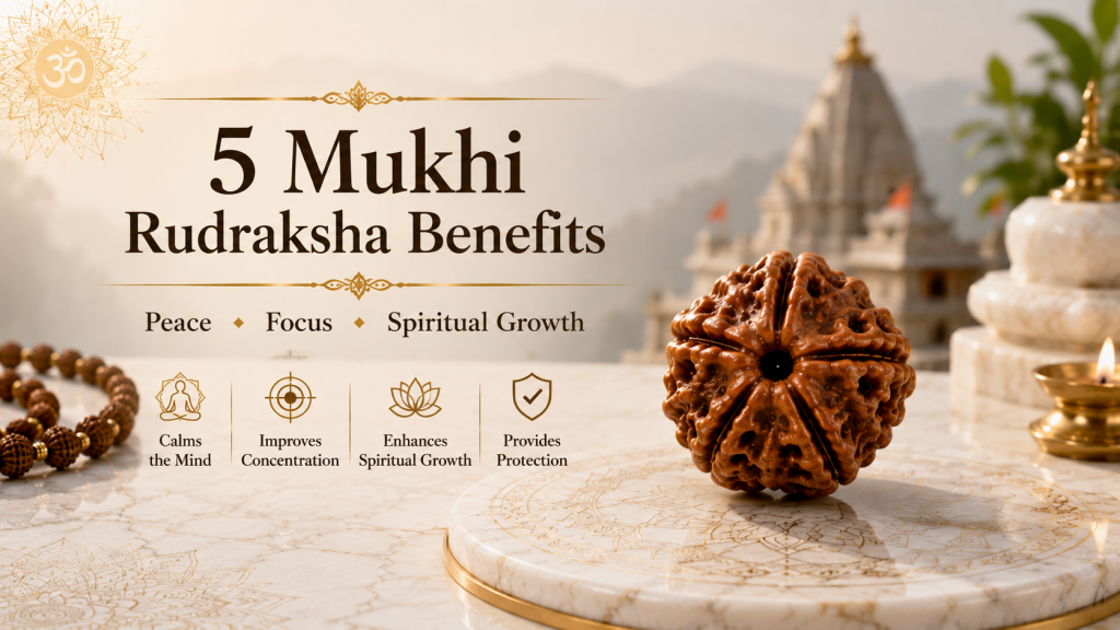 5 mukhi rudraksha benefits