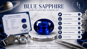 blue sapphire certification checklist