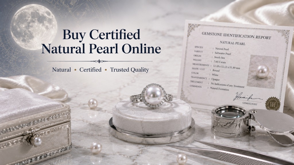 buy certified natural pearl online